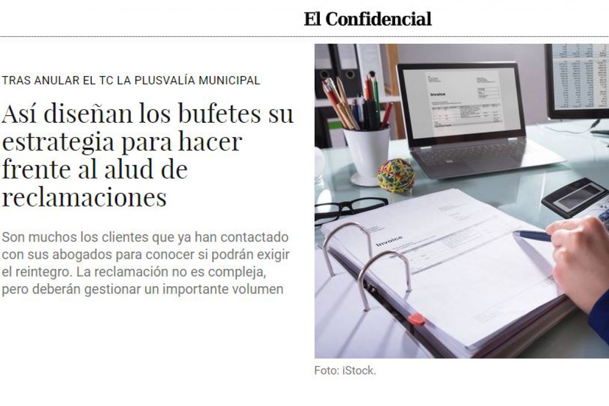 Opinamos en El Confidencial sobre la estrategia para reclamar la plusvalía municipal