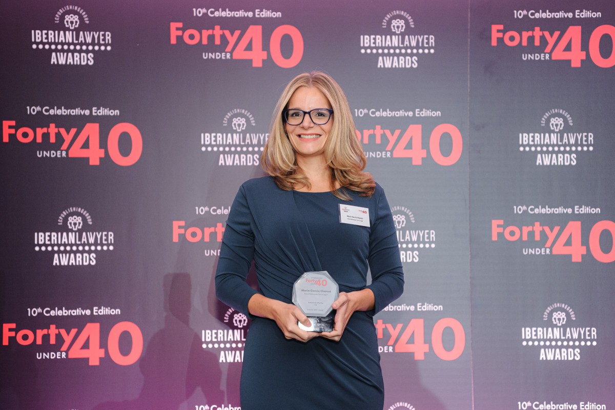 María García Chanzá, premio Iberian Lawyer a la mejor abogada fiscalista de España y Portugal 'under40'