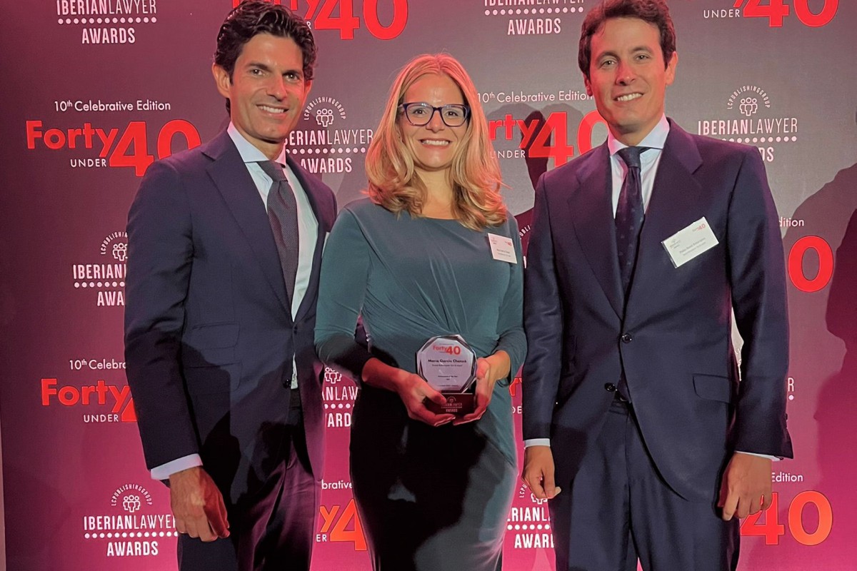 María García Chanzá, premio Iberian Lawyer a la mejor abogada fiscalista de España y Portugal 'under40'. Foto 2